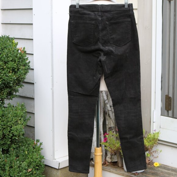 GAP Jeans Dark Olive Green True Skinny Stretch Cotton Blend Corduroy Pants Sz 4 - Picture 3 of 6
